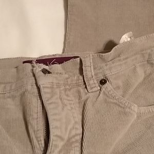 Gloria Vanderbilt tan courdroy pants size 12p